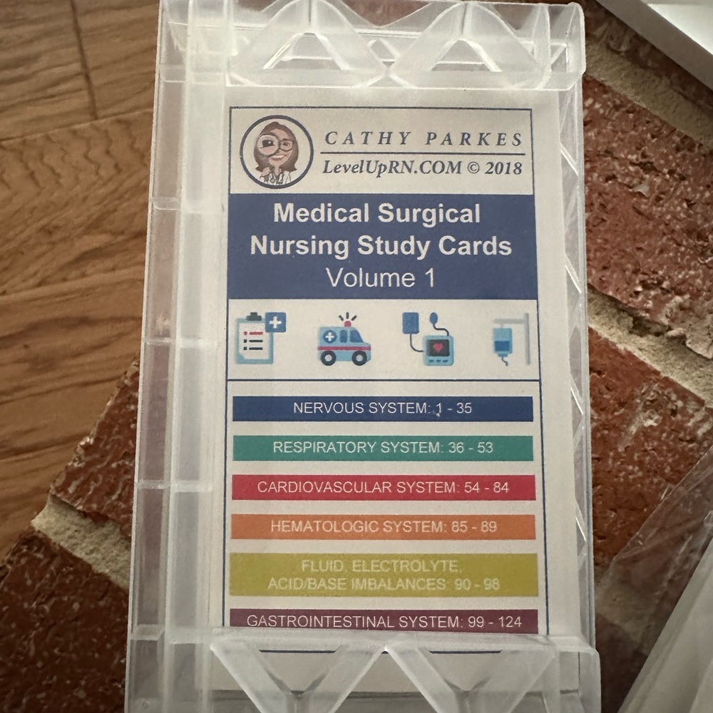 Level up RN cards - medical surgery cards - Vol 1 & 2